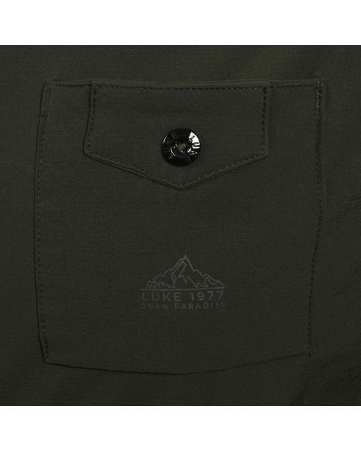 Luke 1977 Green Collingord Overshirt for men