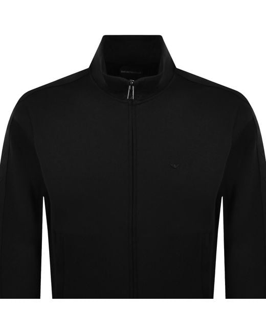 Armani Black Emporio Full Zip Sweatshirt for men