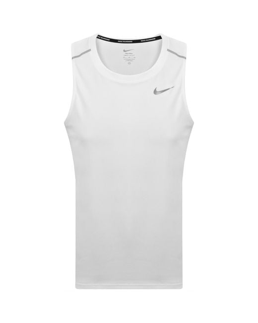 Nike White Running Vest for men