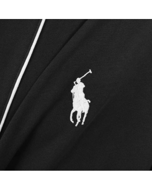 Ralph Lauren Shawl Dressing Gown in Black for Men Lyst