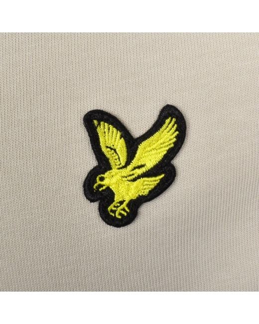 Lyle & Scott Natural Crew Neck T Shirt for men