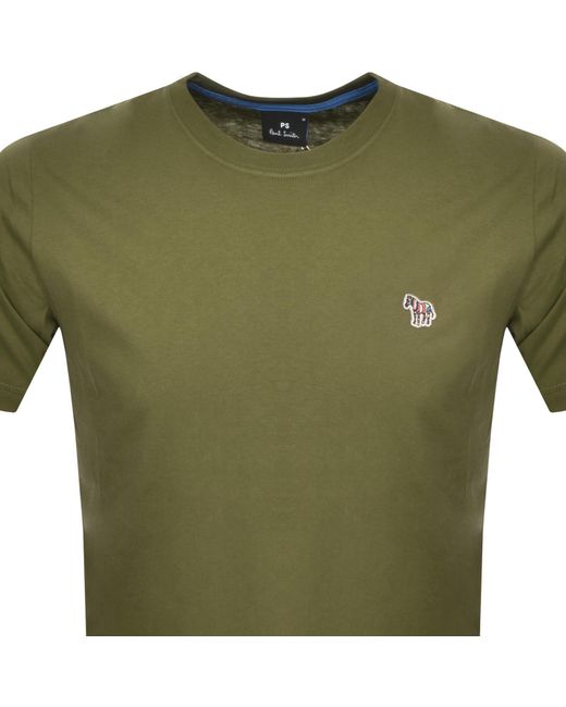 Paul Smith Green Regular Fit T Shirt for men