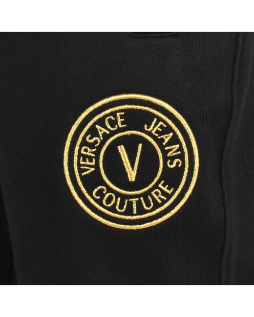 Versace Black Couture Logo joggers for men