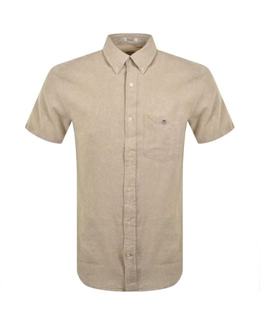 Gant Natural Camp Collar Shirt for men