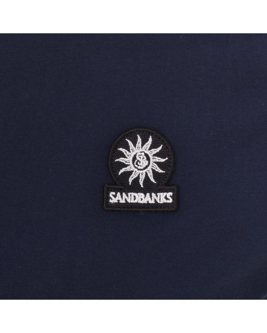 Sandbanks Blue Badge Logo T Shirt for men