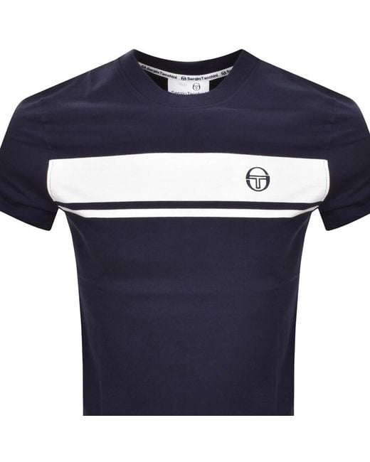 Sergio Tacchini Blue Logo T Shirt for men