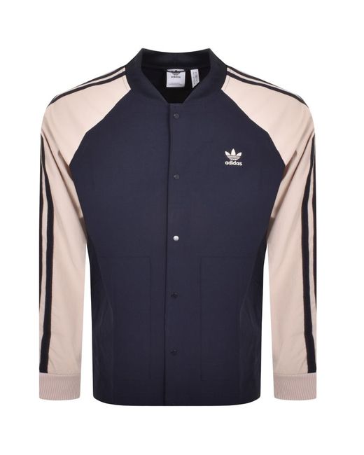 Adidas Originals Blue Superstar Woven Jacket for men