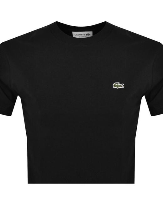Lacoste Black Crew Neck T Shirt for men