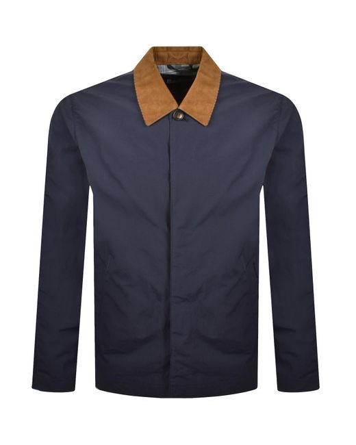 Barbour Blue Short Rokig Showerproof Jacket for men