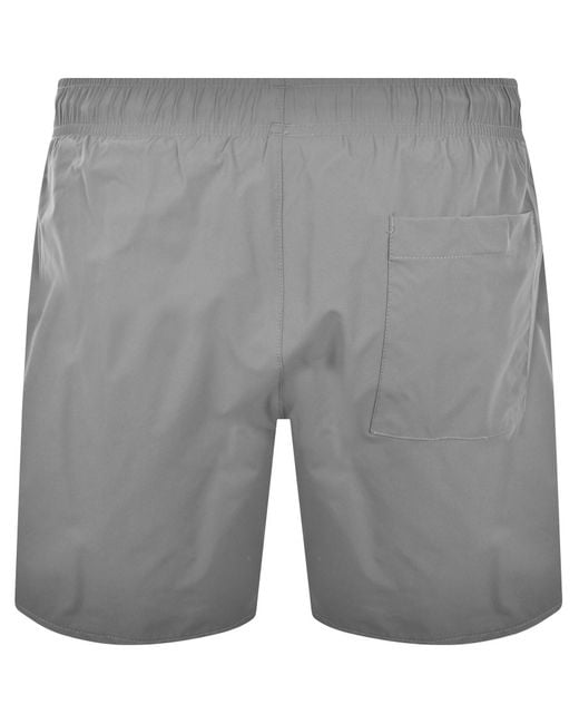 BOSS BUSINESS Gray Boss Iconic Swim Shorts for men