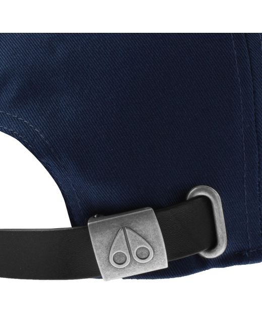 Moose Knuckles Blue Logo Icon Cap for men