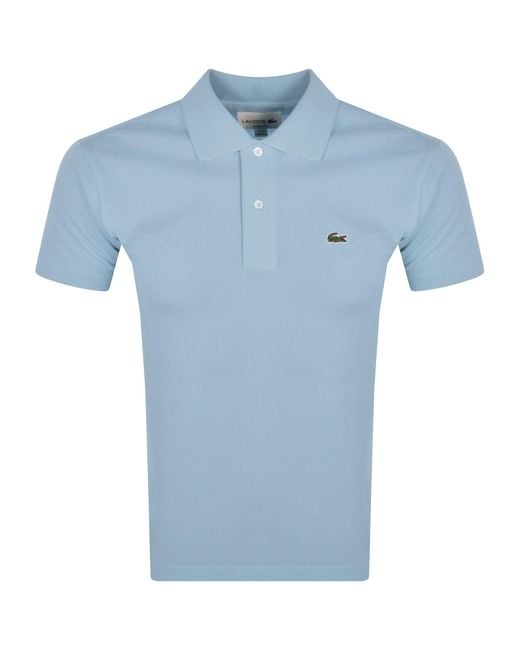 Lacoste Blue Short Sleeved Polo T Shirt for men