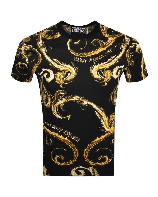 Versace Black Couture T Shirt for men