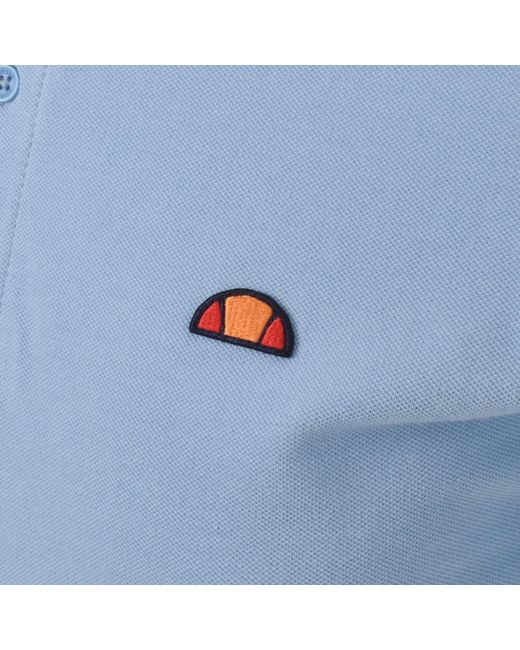 Ellesse Blue Rooks Short Sleeve Polo T Shirt for men