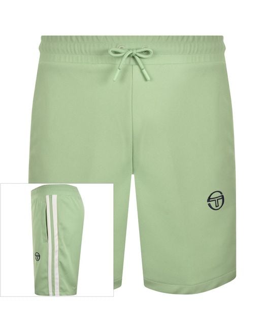 Sergio Tacchini Green Pietrapertosa Shorts Quiet for men