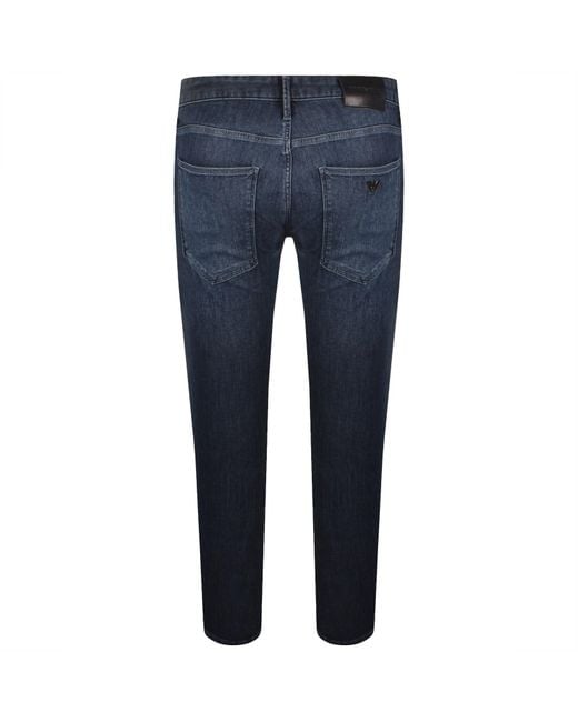 Armani Blue Emporio J06 Slim Fit Jeans for men