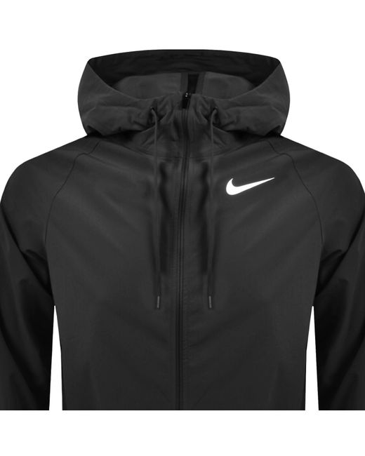 Nike Black Training Full Zip Flex Vent Hoodie for men