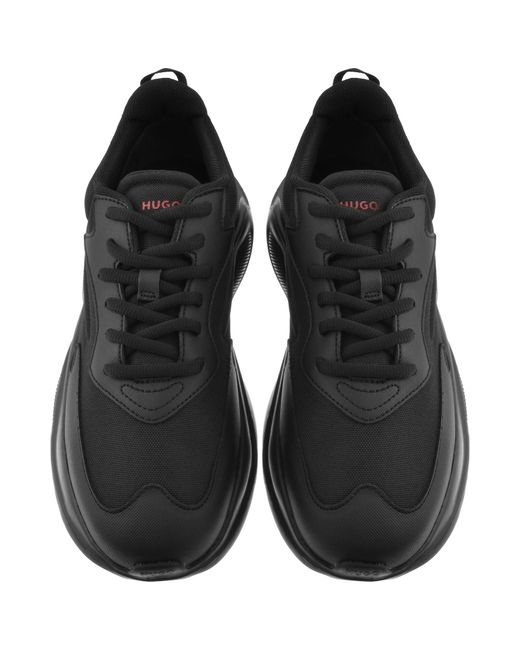 HUGO Black Leon Runner Trainers for men