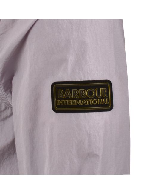 Barbour Purple Inline Overshirt for men