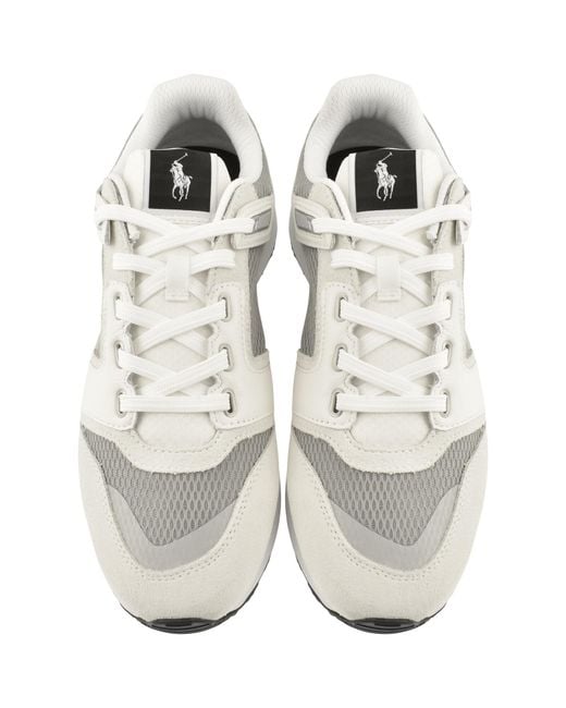 Ralph Lauren White Train 89 Trainers for men