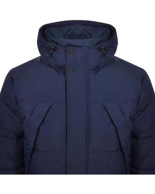 Timberland Blue Water Repellent Puffer Jacket for men