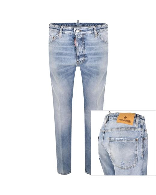 DSquared² Blue Cool Guy Slim Fit Jeans for men
