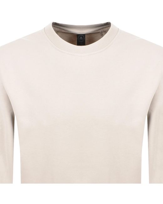 Moose Knuckles White Hartsfield Sweatshirt for men