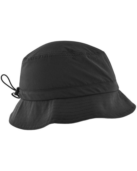 Fred Perry Black Adjustable Bucket Hat for men