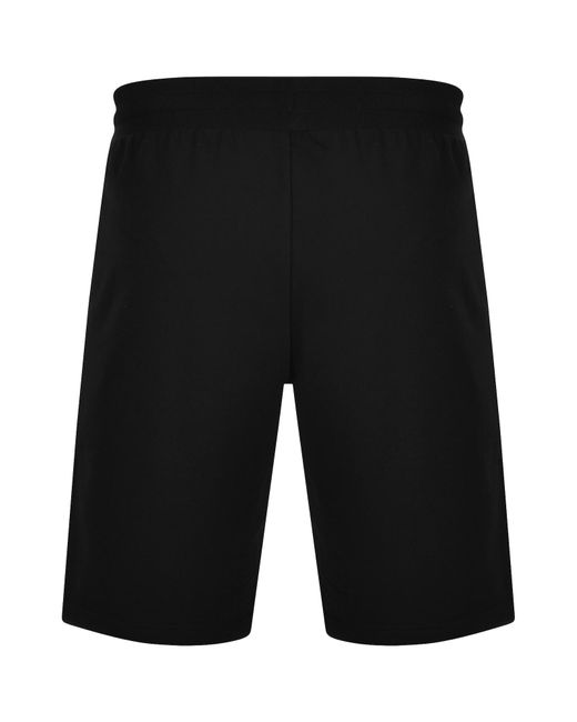EA7 Black Emporio Armani Jersey Shorts for men