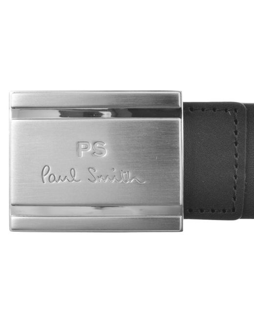 Paul Smith Gray Leather Belt for men