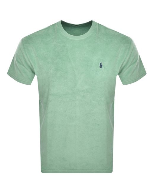 Ralph Lauren Green Crew Neck T Shirt for men