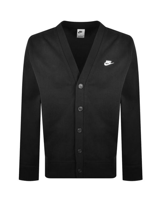 Nike Black Club Fairway Cardigan for men