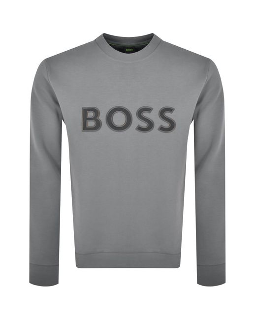 Boss Gray Boss Salbo 1 Sweatshirt for men