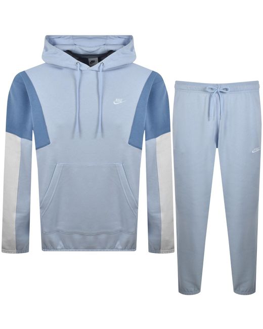 Nike Blue Club Gx Hooded Tracksuit for men