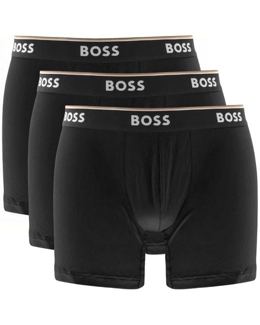 BOSS BUSINESS Black Boss Underwear 3 Pack Boxer Shorts for men