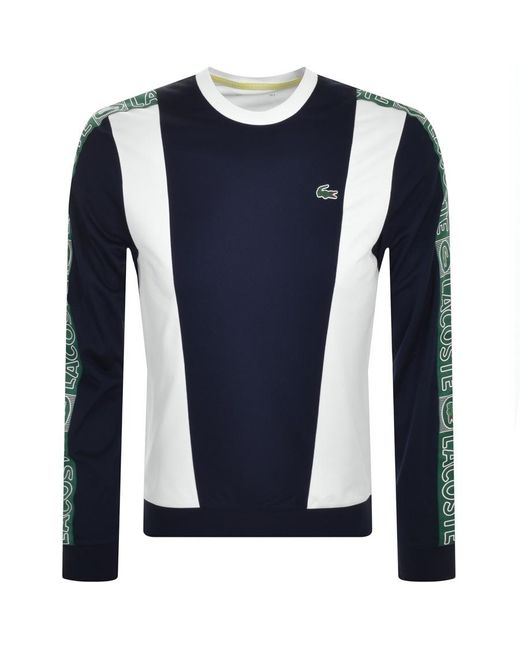 Lacoste Fleece Crew Neck Sweatshirt in 