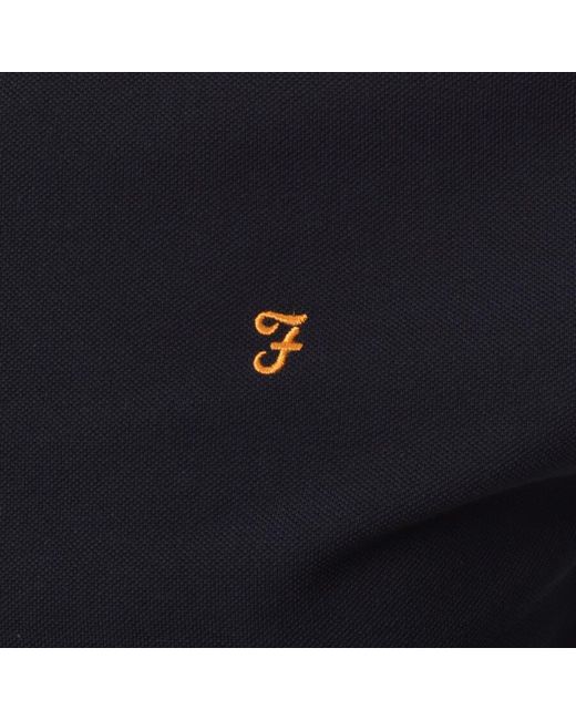 Farah Blue Farah Blanes Polo T Shirt for men