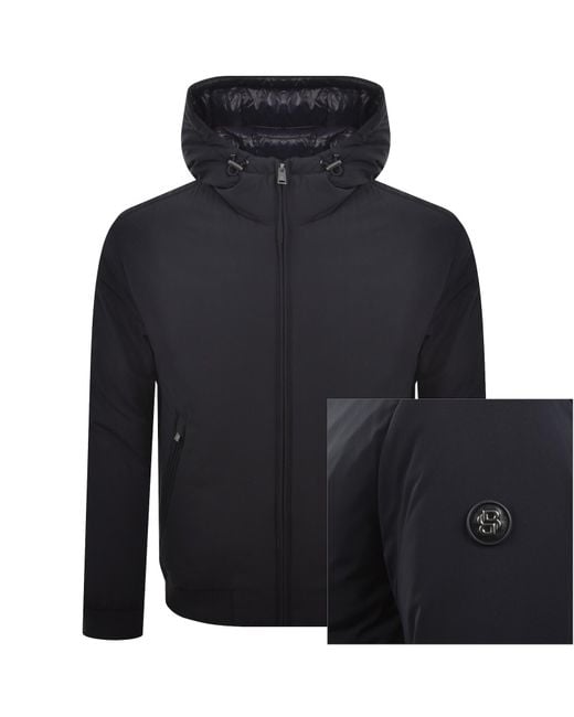 BOSS BUSINESS Blue Boss Caniol Jacket Dark for men