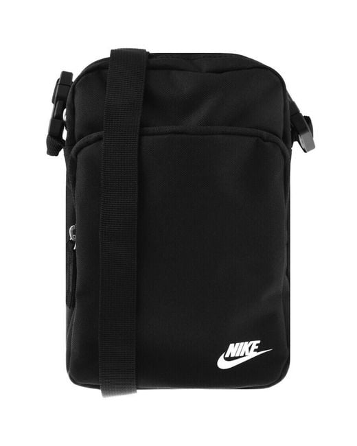 Nike Black Heritage Crossbody Bag for men