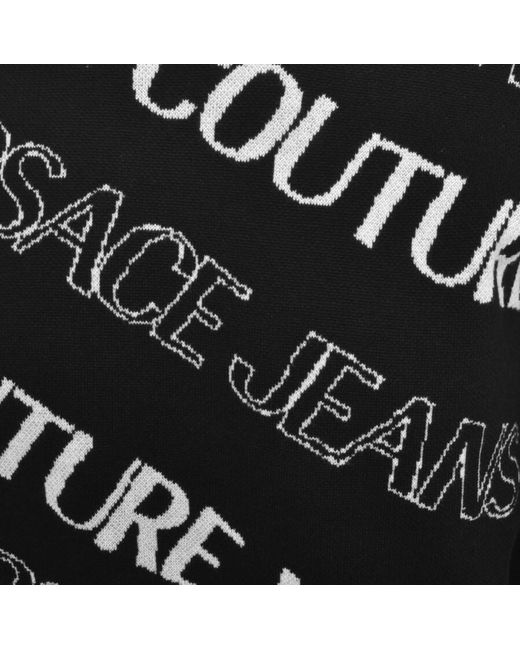 Versace Black Couture Logo Sweatshirt for men