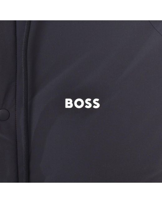Boss Blue Boss B Benat L Hooded Overshirt for men