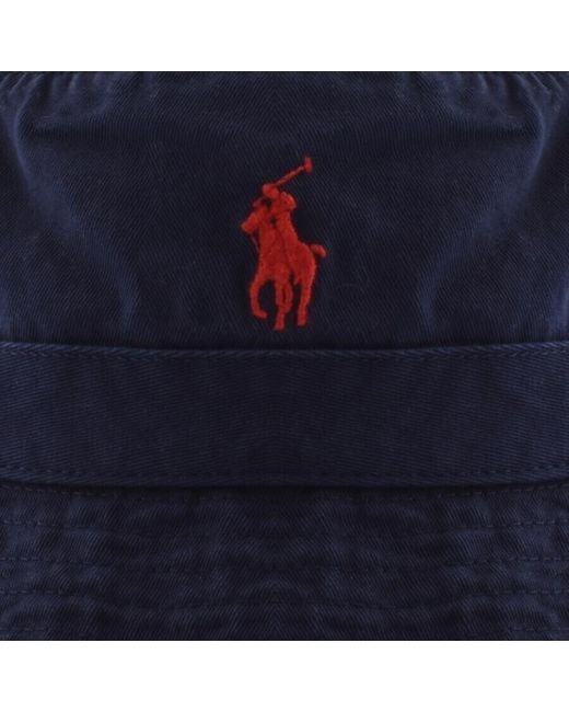 Ralph Lauren Blue Loft Bucket Hat for men