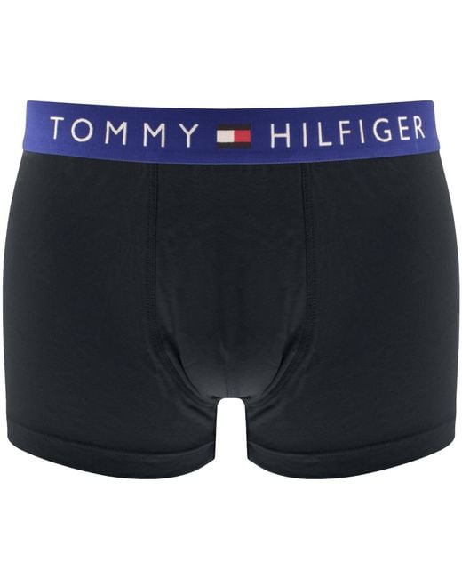 Tommy Hilfiger Blue Underwear 3 Pack Trunks for men