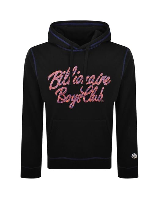 BBCICECREAM Black Contrast Stitch Hoodie for men