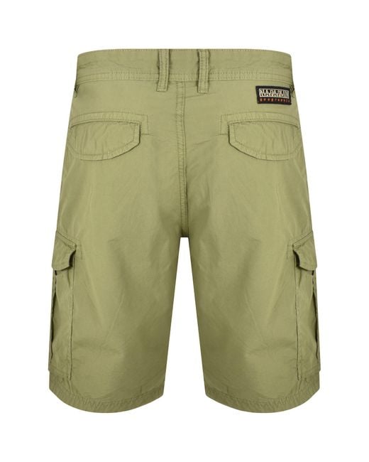 Napapijri Green Noto 2.0 Cargo Shorts for men