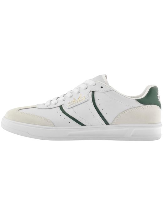 Fred Perry Metallic B4 Leather Trainers for men