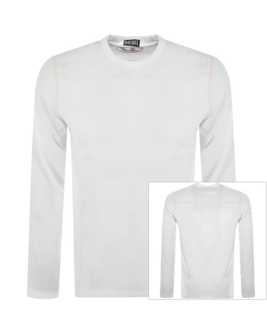 DIESEL Cotton Long Sleeve T Shirt in 