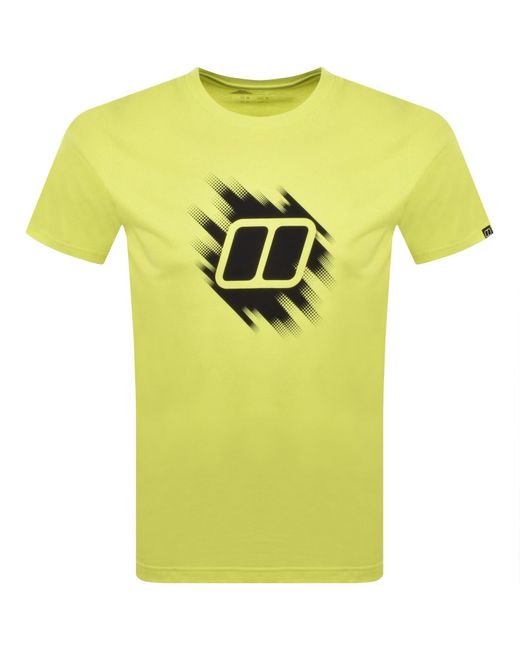 Berghaus Yellow Sketched Blocks T Shirt for men