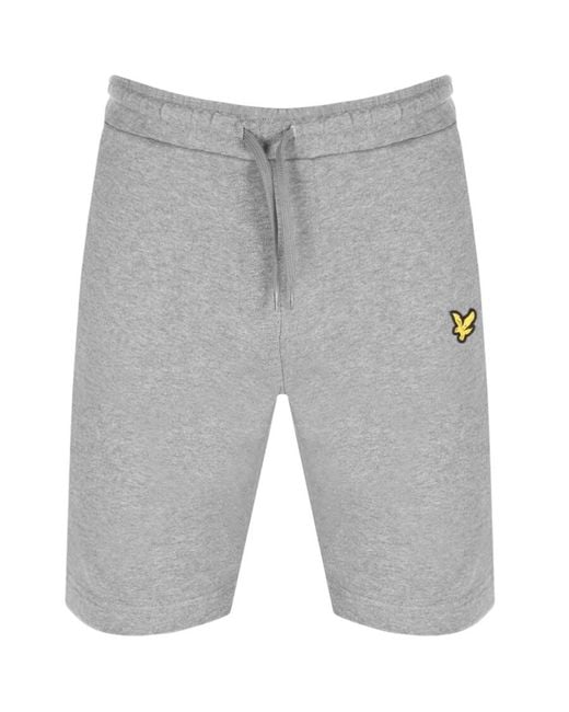 Lyle & Scott Gray Sweat Shorts for men