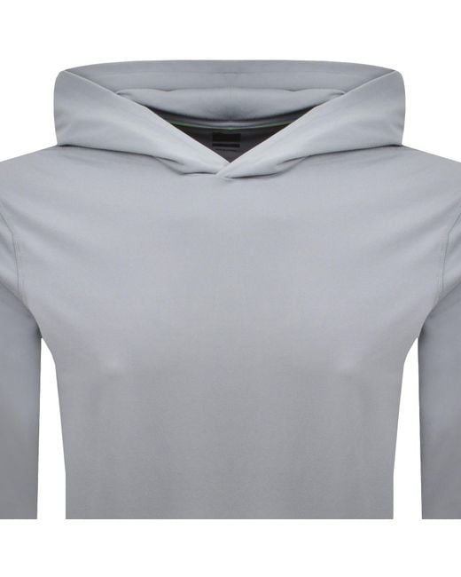 Boss Gray Boss Active Zip Hoodie for men